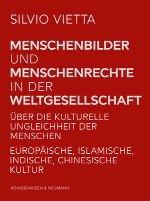 cover image of Menschenbilder und Menschenrechte in der Weltgesellschaft